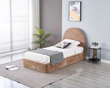 Lit Coffre Polaire Moka 90x190 cm #couleur_moka