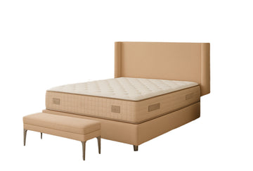 Lit Coffre COCO – Velours – 160x200 cm avec Planche en Bois