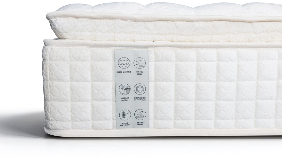 Matelas ressorts ensachés 180x200 cm MON DOUDOU – ép. 27 cm