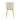 Lot de 4 chaises ELEN gold velours #couleur_écru