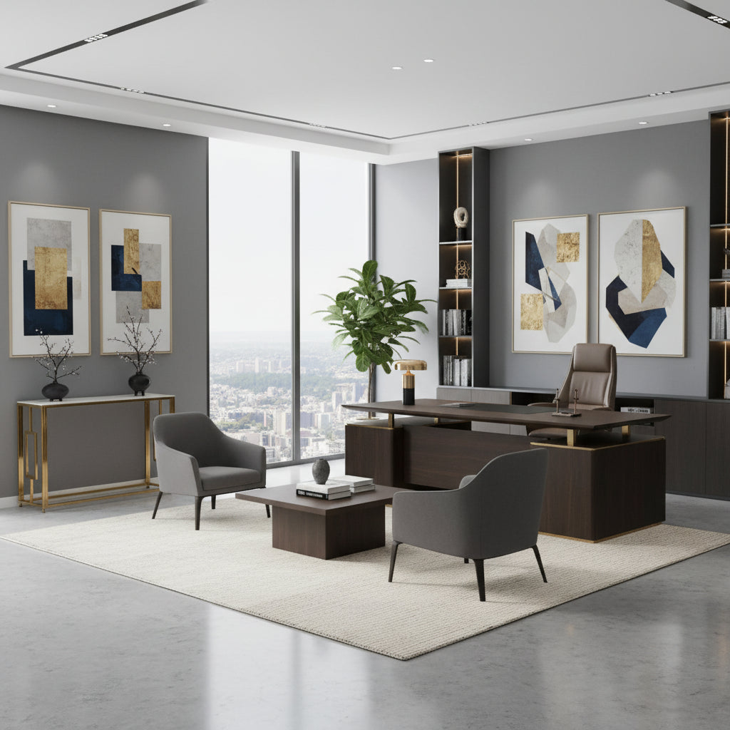 Console Gold Marbré Blanc 120x40x78 cm SOPHIE