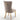 Lot de 2 chaises POIGNEE Clouté en velours pied Gold #couleur_moka