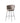 Lot de 2 tabourets de bar NYMPHEA Chrome en velours #couleur_moka