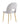 Lot de chaises TEDDY Gold velours #couleur_gris-clair