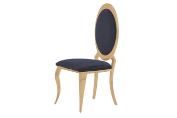 Lot de chaises ANGEL baroque Gold Velours