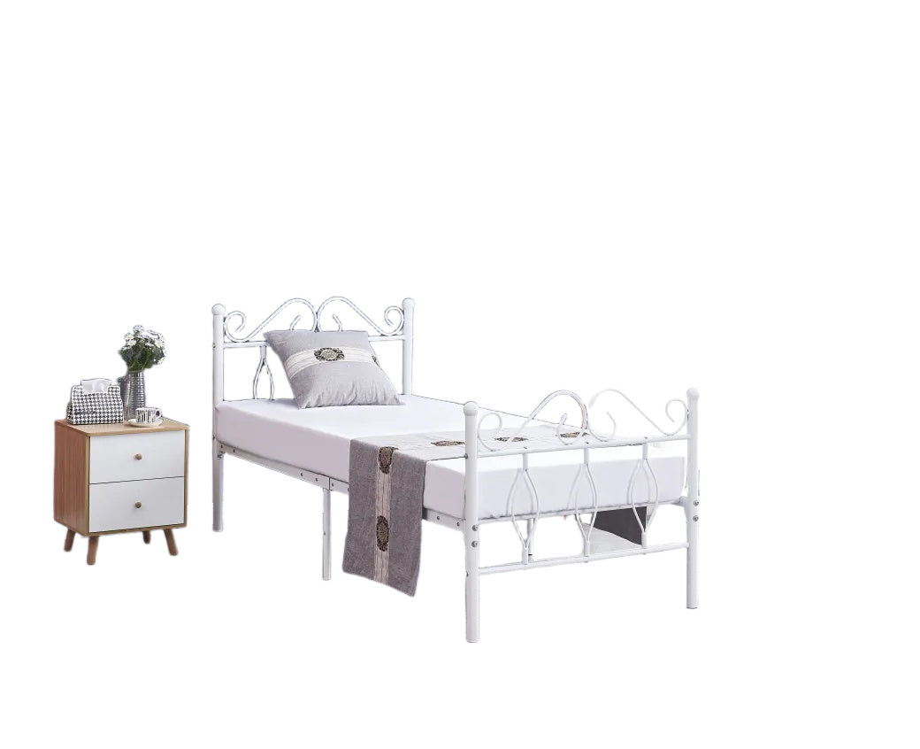 Lit 1 Place JULIE 90X190CM Sommier Inclus