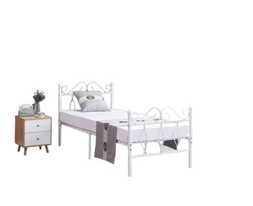 Lit 1 Place JULIE 90X190CM Sommier Inclus