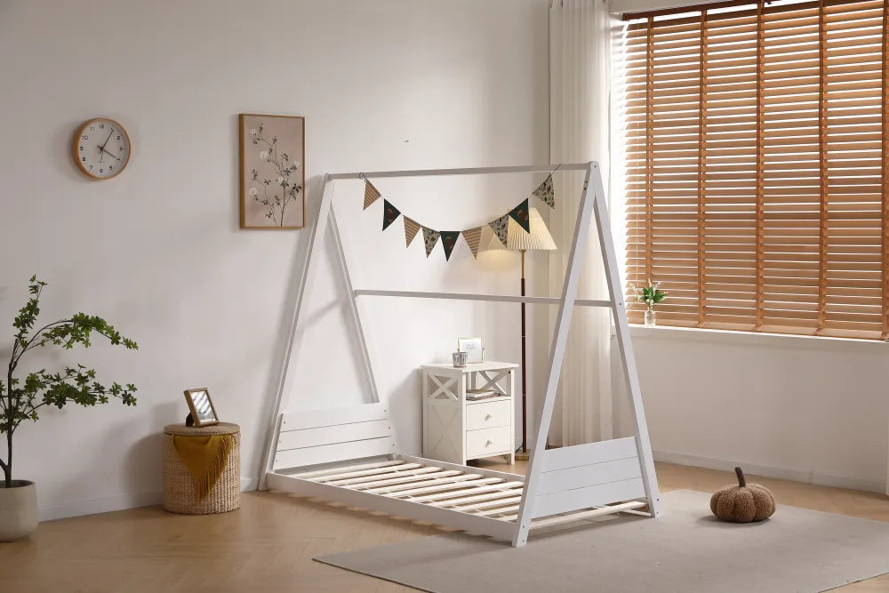 Lit pour enfant TIPI BLANC 90x190CM