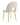 Lot de chaises TEDDY Gold velours #couleur_doudou-beige