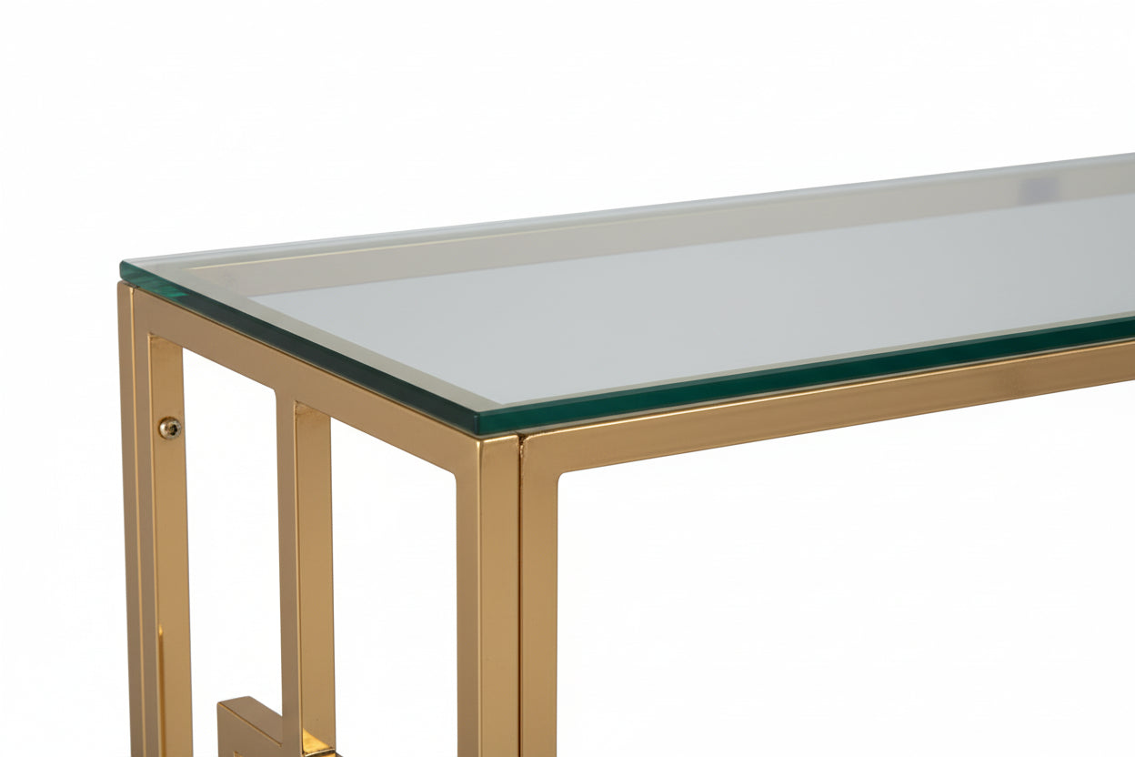Console Gold Transparent 120x40x78 cm SOPHIE