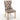 Lot de 2 chaises POIGNEE Clouté en velours pied Gold #couleur_moka