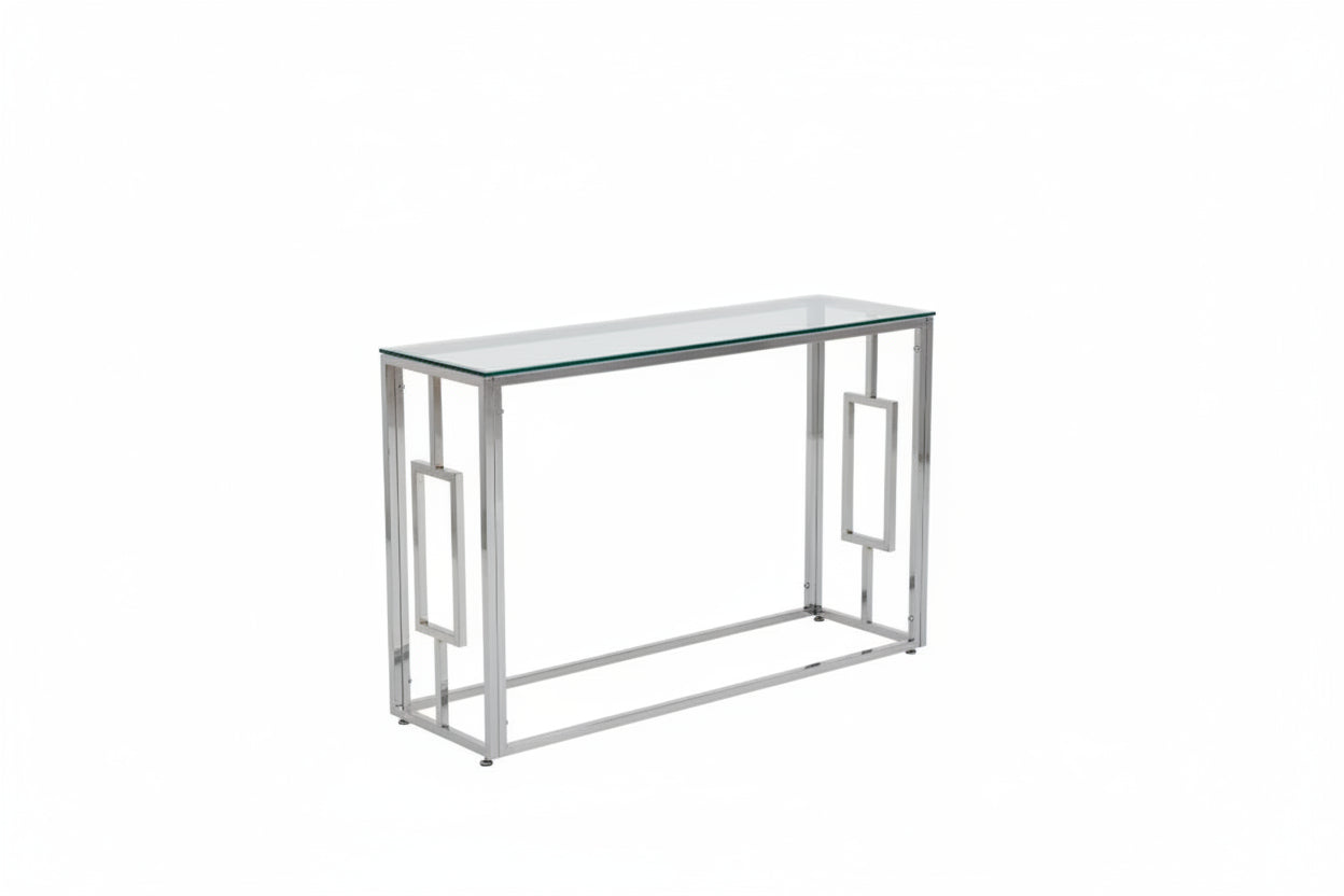 Console Chrome Transparent 120x40x78 cm SOPHIE
