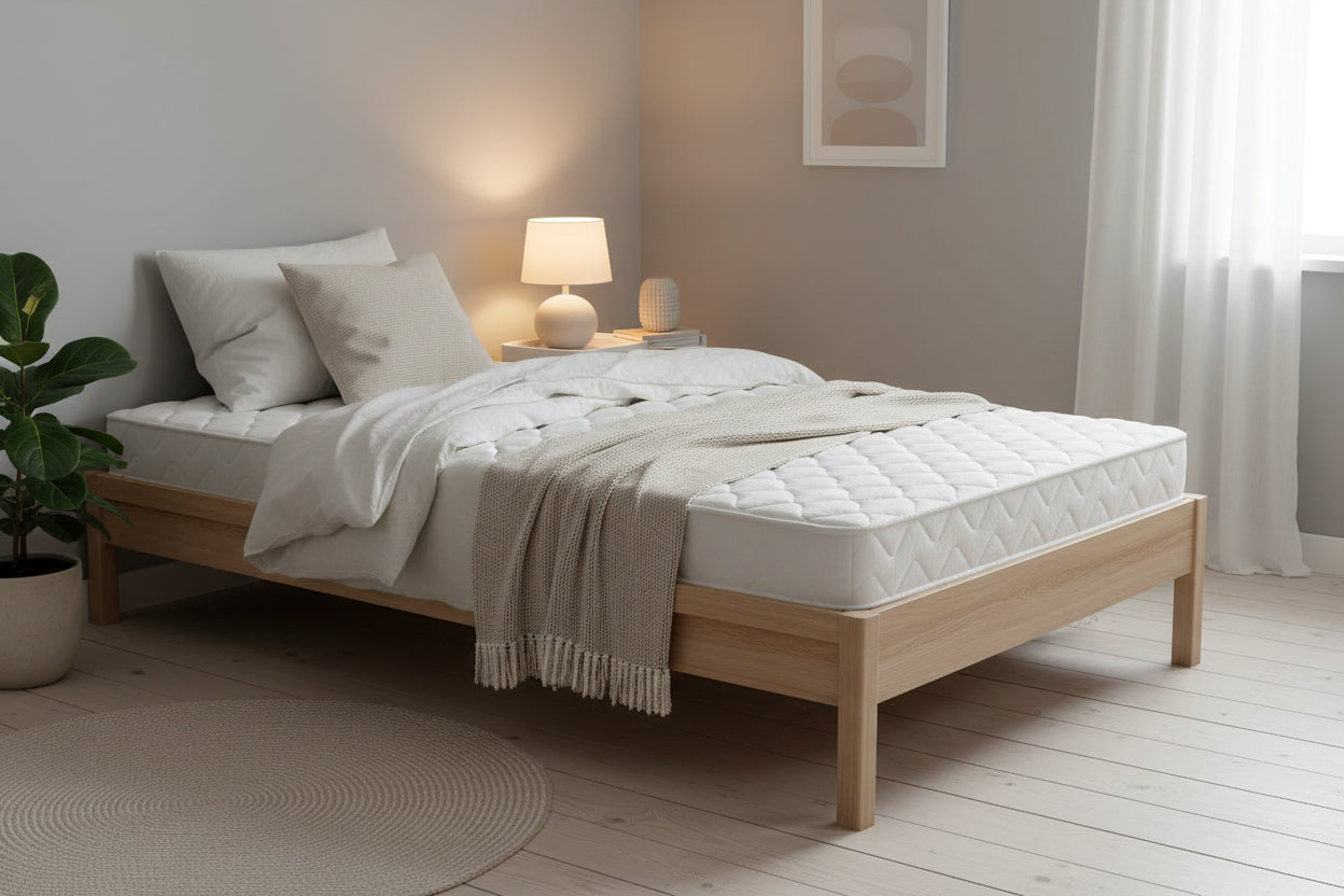 Matelas mousse 90x190 cm épaisseur 15 cm