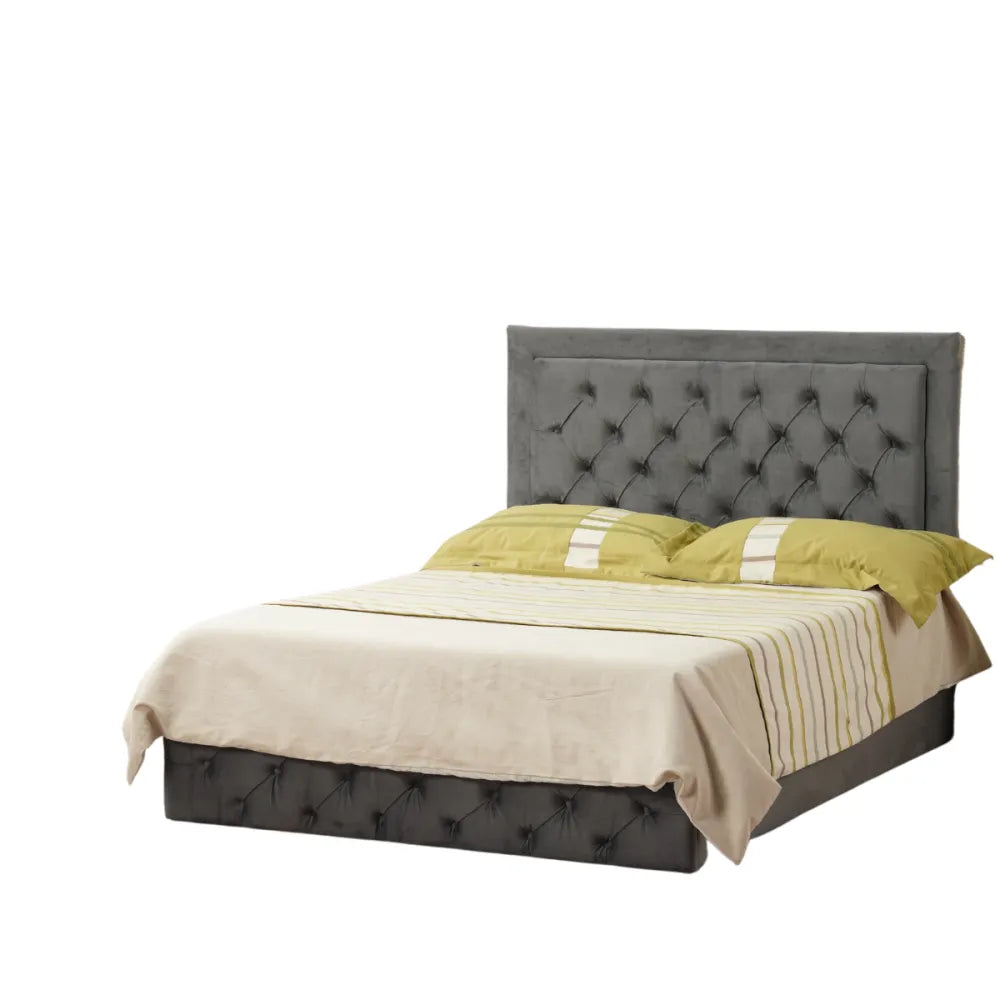 Cadre de lit ROMA velours 160x200cm