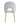 Lot de chaises TEDDY Gold velours #couleur_gris-clair