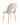 Lot de chaises TEDDY Gold velours #couleur_beige