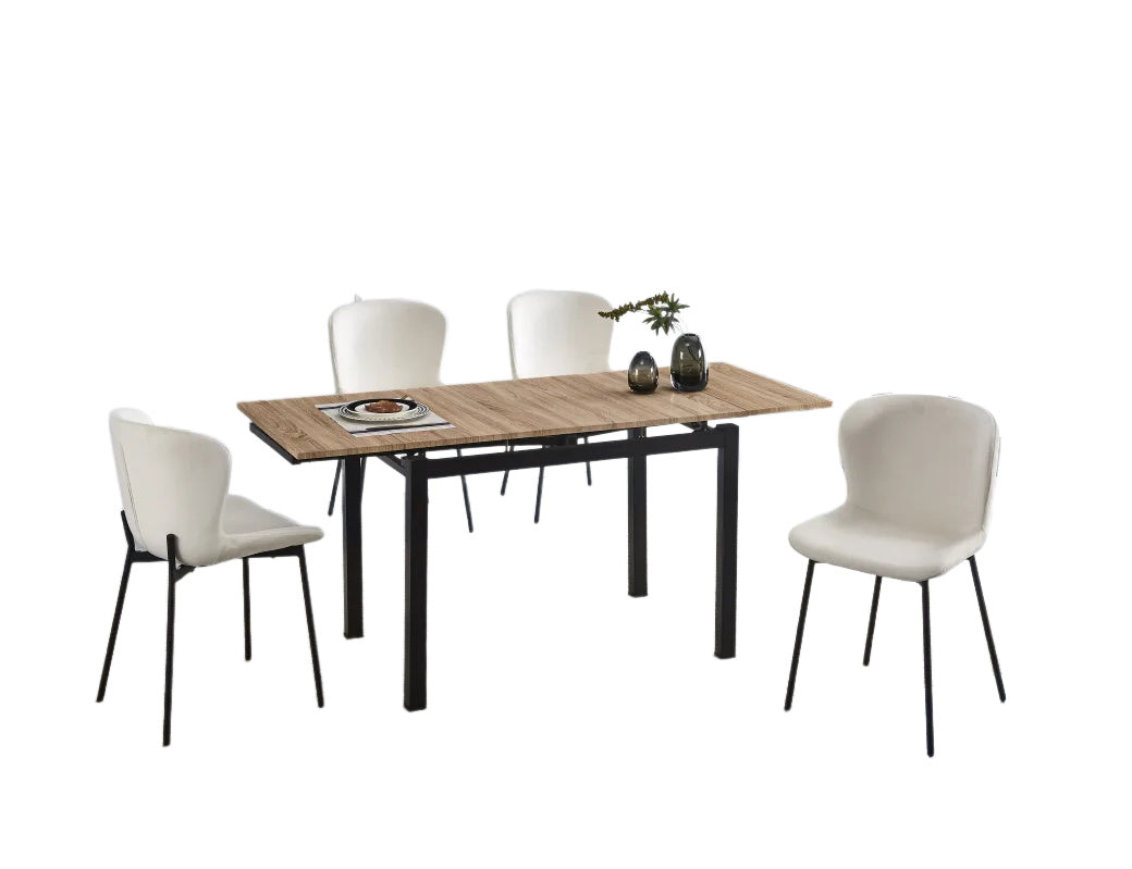 Table extensible BORA en bois Chêne