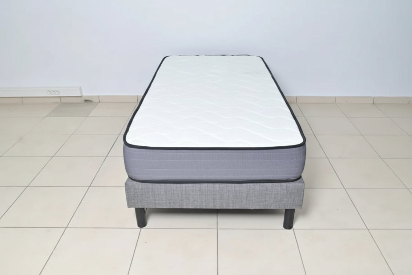 Matelas roulé mousse haute densité accueil ferme 90x190 cm épaisseur 20 cm