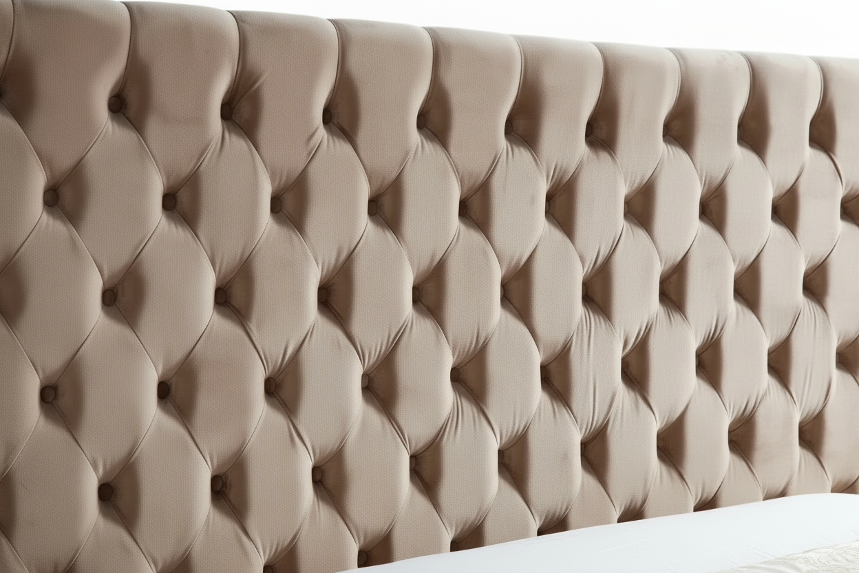 Cadre de lit double en velours 180x200 cm ROYAL