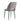 Lot de 4 chaises AVA Métal noir Velours #couleur_gris