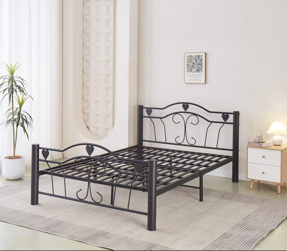 LIT METAL HERCULE NOIR 140X190cm