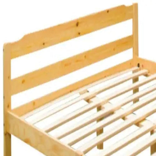 Lit DAVID en pin naturel 140 x 190 cm