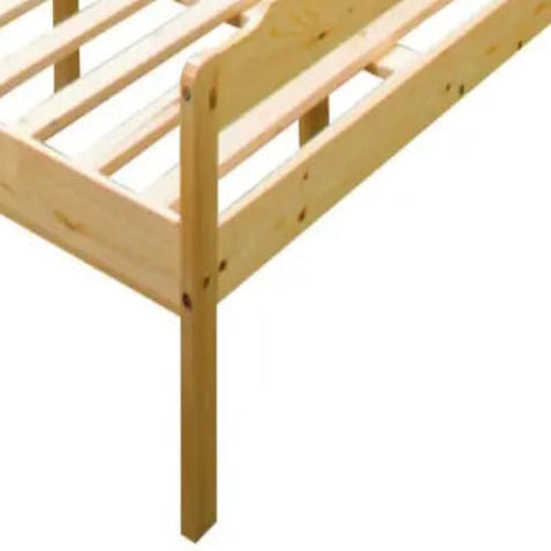 Lit DAVID en pin naturel 140 x 190 cm