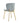 Lot de 4 chaises ELEN gold velours #couleur_gris