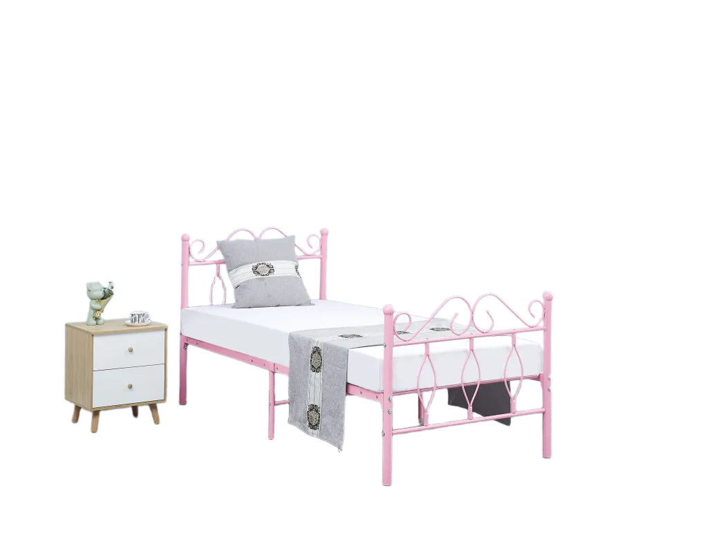 Lit 1 Place JULIE 90X190CM Sommier Inclus