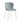 Lot de 4 chaises ELEN chrome velours #couleur_gris