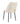 Lot de 4 chaises AVA Métal noir Velours #couleur_doudou-beige