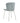 Lot de 4 chaises ELEN chrome velours #couleur_gris