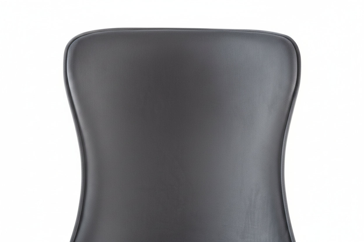 Lot 2 Chaises Salle à Manger Gabrielle Capitonnées Velours Gris Pieds Chrome 59x52x95cm