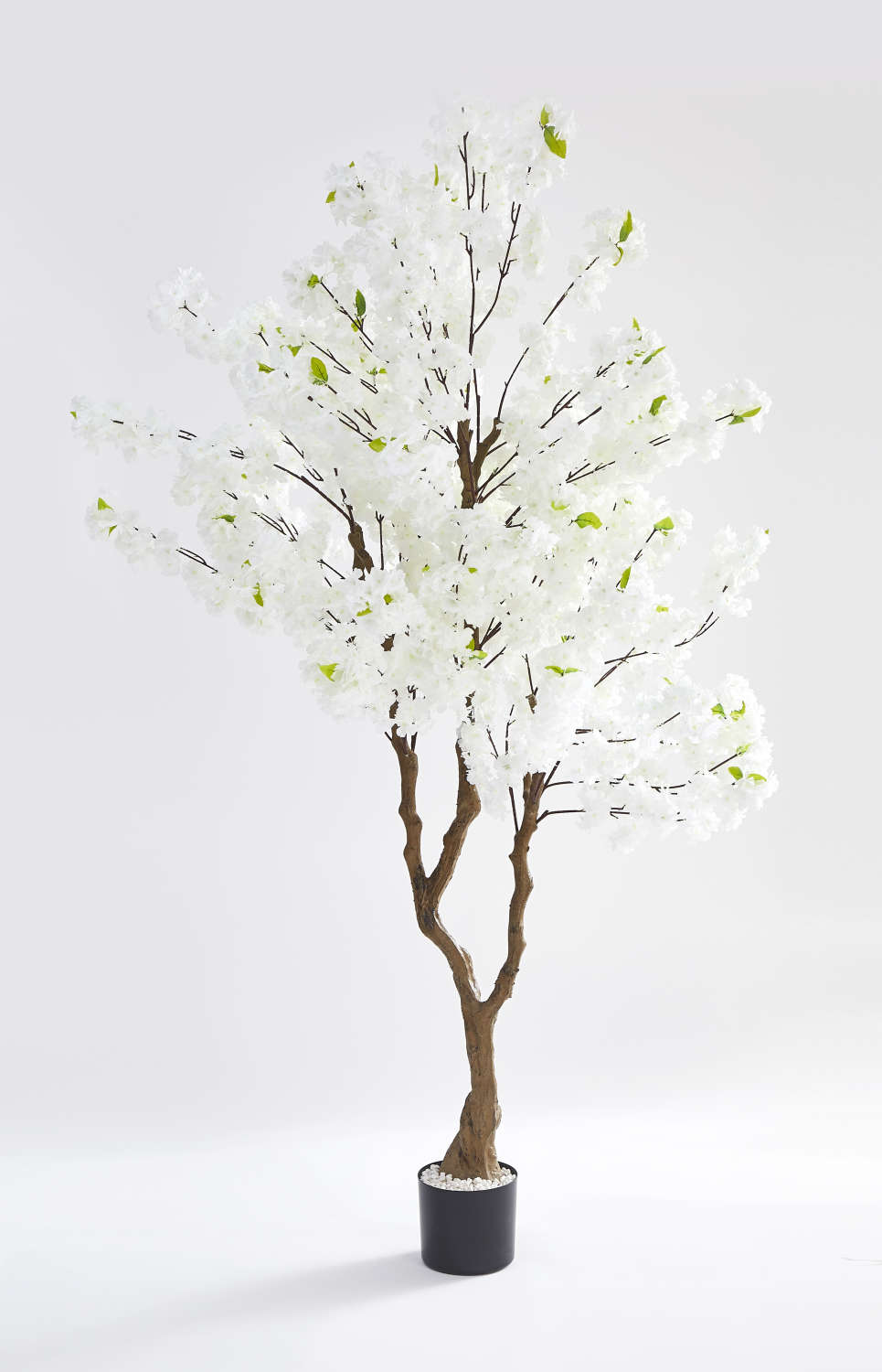 Cerisier Artificiel Fleuri Blanc 190 cm en Pot - Arbre Décoratif