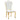 Lot de Chaises Prestige gold simili cuir - SAKURA #couleur_blanc