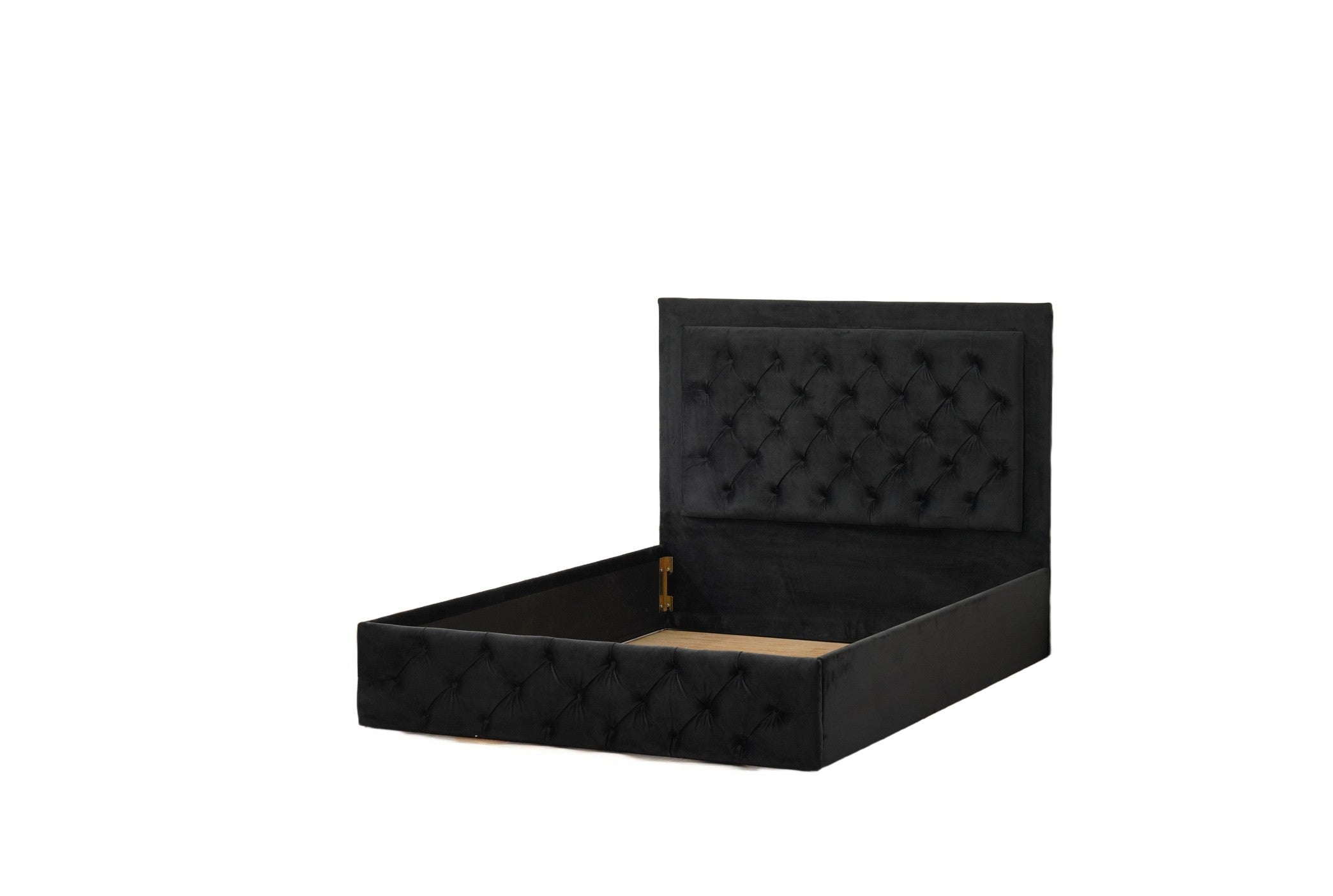 Cadre de lit ROMA velours 140x190cm