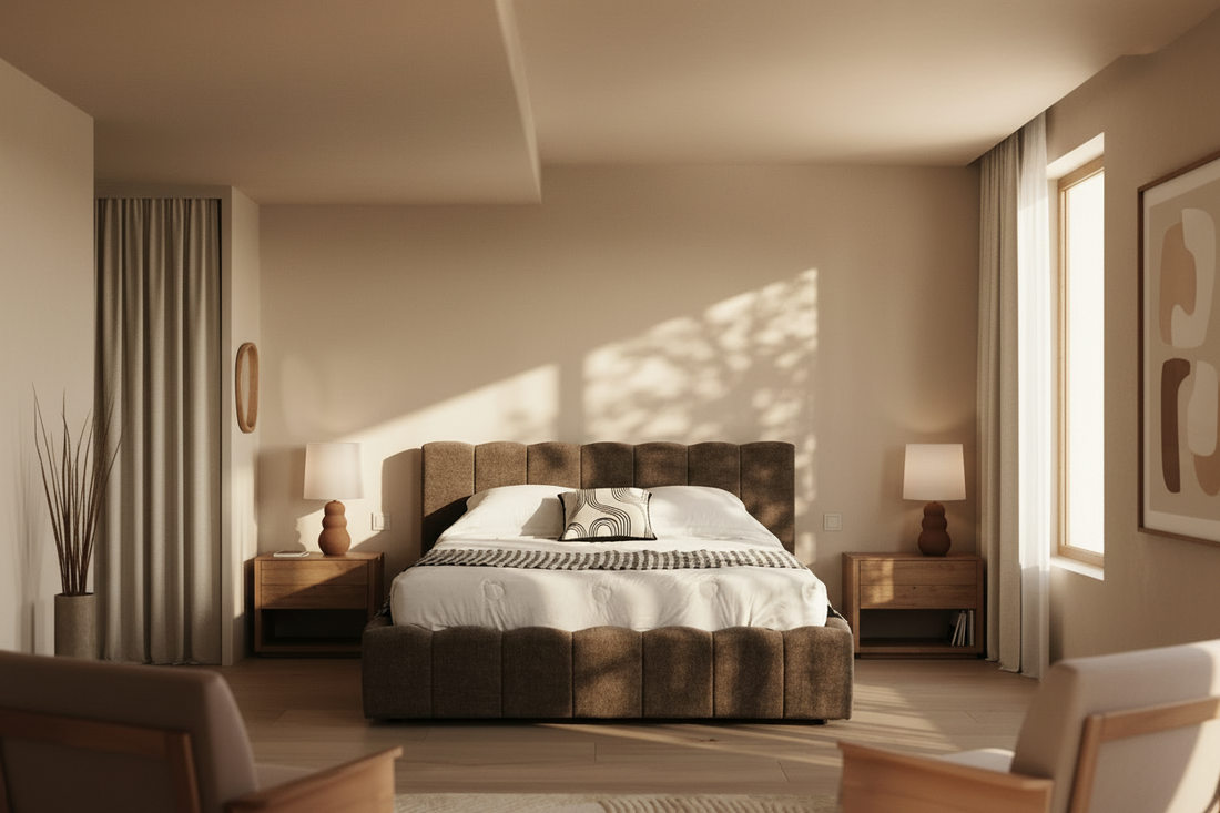 Lit coffre double 160x200 cm #couleur_moka