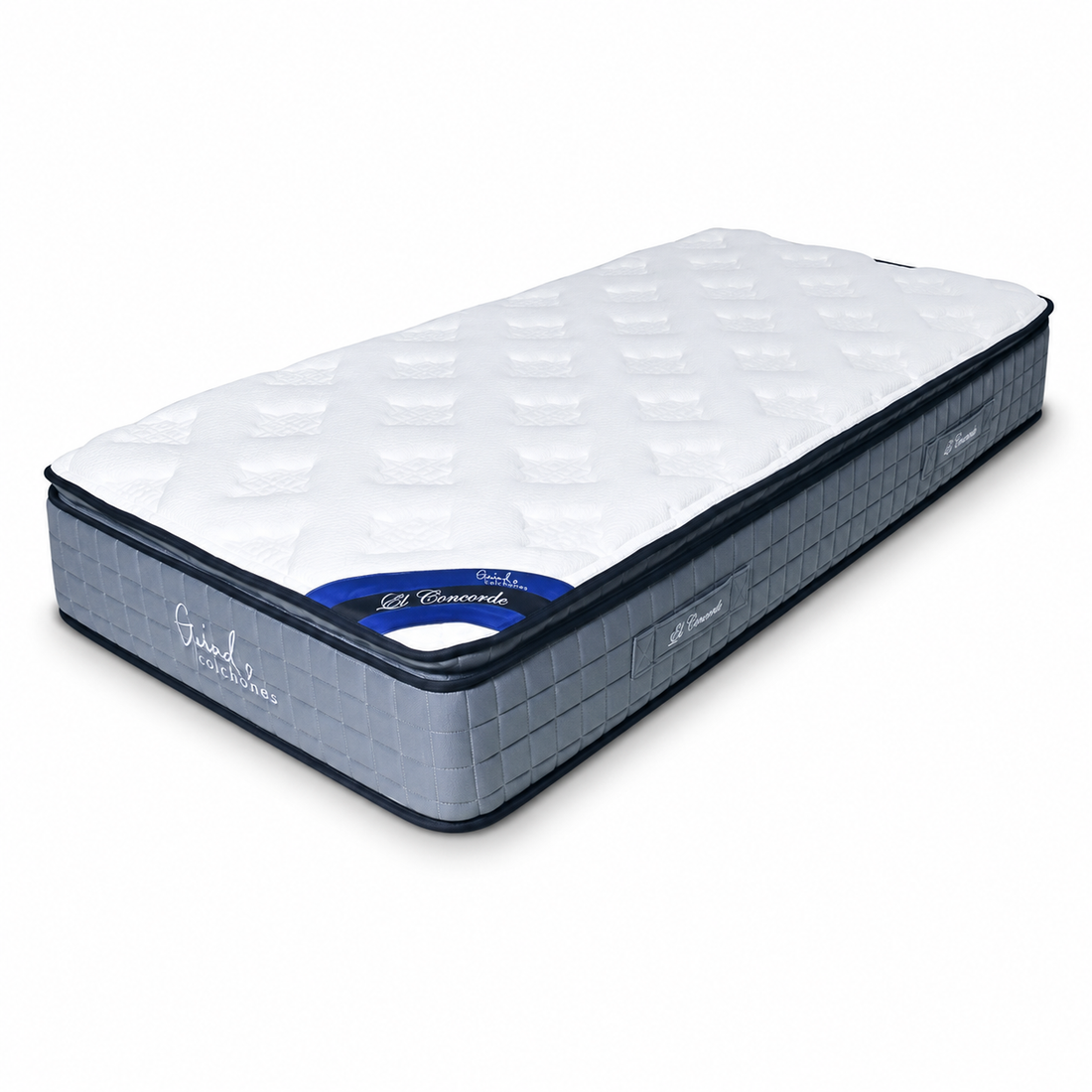 Matelas LE CONCORDE – 90x190x25 cm – Ressorts Ensachés – Grand Confort & Soutien Ferme