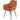 Lot de 2 chaises COLORADO assise velours côtelé et pieds métal  #couleur_marron