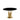 Table à manger ronde FLUTE Gold #couleur_marbré-noir