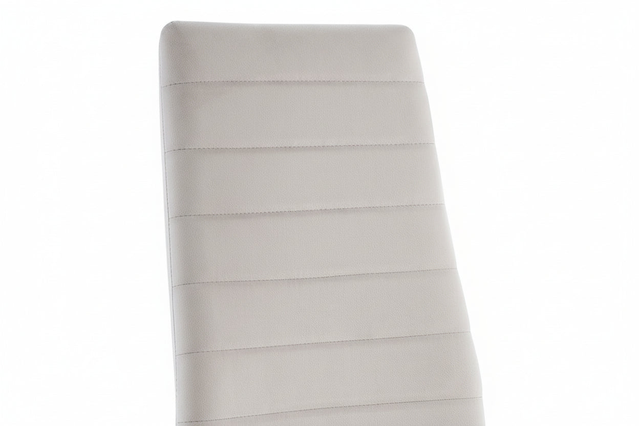 Lot 6 chaises velours moka pieds métal gold 52x45x90 cm TOLIA