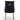 Lot de 2 chaises ANNEAU mattelassée et cloûtée Gold velours #couleur_noir