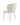 Lot de 4 chaises moderne DIANA chrome velours #couleur_écru