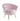 Fauteuil NYMPHEA gold en velours #couleur_rose