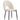 Lot de 4 chaises TEDDY métal noir velours #couleur_doudou-beige