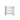Chevet EDGAR Simili cuir 48x48x50 cm #couleur_blanc