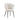 Lot de 2 chaises NYMPHEA pieds métal noir assise Velours #couleur_blanc-doudou