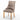 Lot de 2 chaises ANNEAU mattelassée et cloûtée Gold velours #couleur_moka