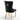 Lot de 2 chaises POIGNEE Cloûté en velours pied Gold #couleur_noir