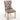 Lot de 2 chaises POIGNEE Cloûté en velours pied Gold #couleur_moka